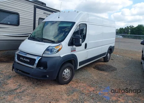 2020 Ram Promaster 2500 High Roof 159 Wb из США, поврежденный, VIN 3C6TRVDG5LE115932